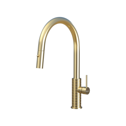 Vòi rửa bát dây rút Konox Venice Gold