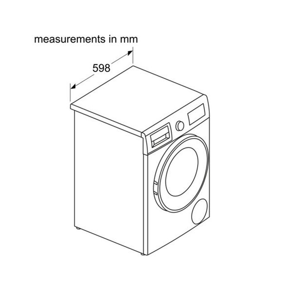 Máy giặt kèm sấy Bosch WNA14400SG (Giặt 9KG - Sấy 6KG)