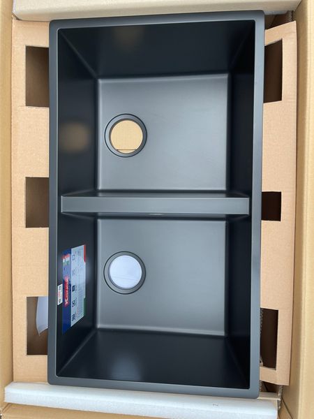 Chậu đá Konox Granite Veloci 760D Black