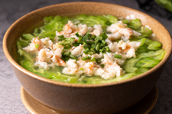  Canh khổ qua tôm 