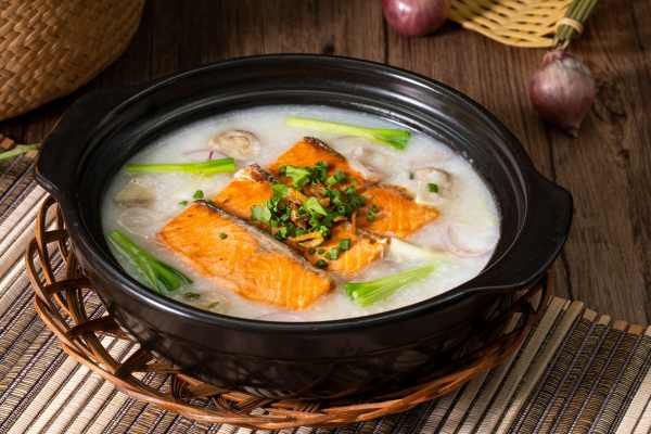  Cháo cá hồi 