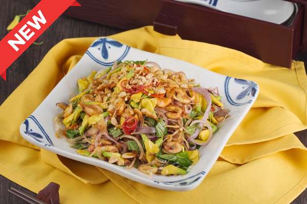  Gỏi tép đồng bông điên điển 