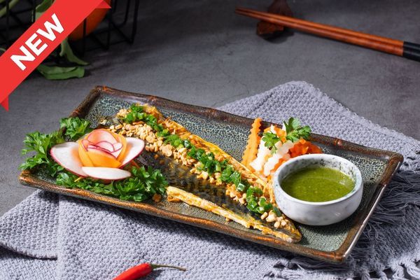  Cá Saba nướng mỡ hành 