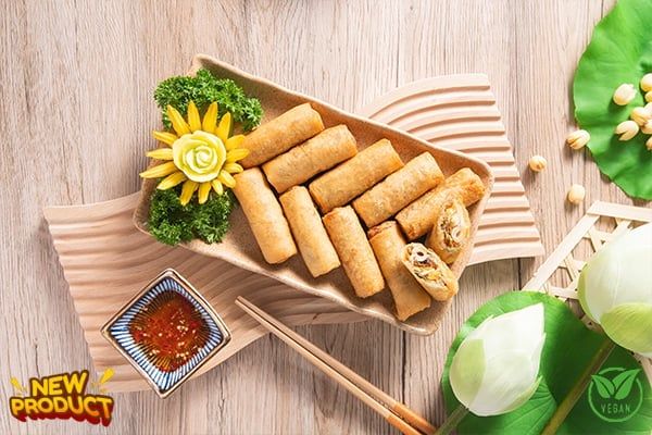  Chả giò chay hạt sen 