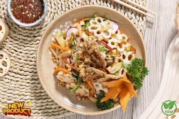  Gỏi nấm sò liên ngẫu 