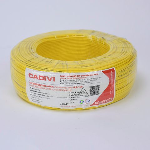 Dây Điện Cadivi 2.075 Đôi