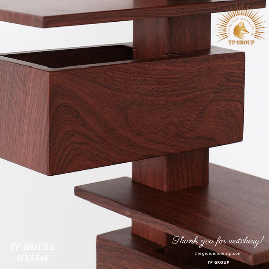 ĐÈN SÀN TẦNG GIẢ GỖ SÁNG TẠO HX5546