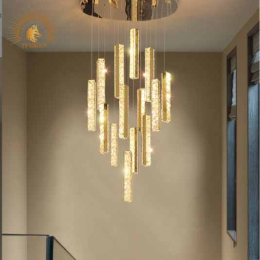 ĐÈN THẢ TRANG TRÍ PHA LÊ THÔNG TẦNG CAO CẤP VIRGO L431