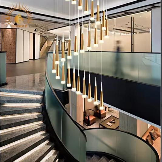 ĐÈN THẢ THÔNG TẦNG HIỆN ĐẠI 2 ĐẦU SÁNG V6017