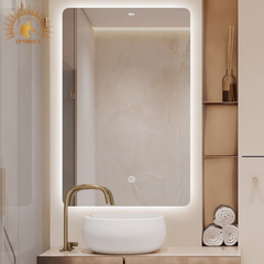 Gương LED cảm ứng.Gương nhà tắm,trang trí cửa hàng, gương led chữ nhật đứng - ngang TP-GL005