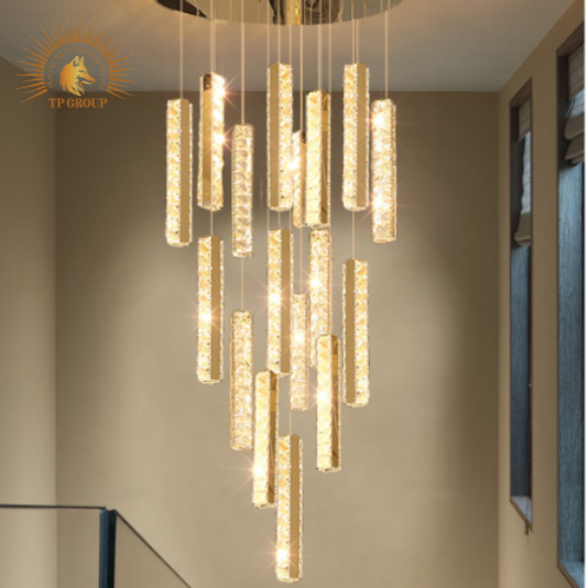 ĐÈN THẢ TRANG TRÍ PHA LÊ THÔNG TẦNG CAO CẤP VIRGO L431