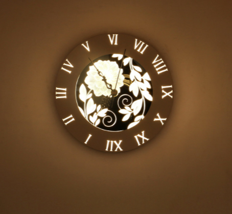 Đồng Hồ Đèn Hoa