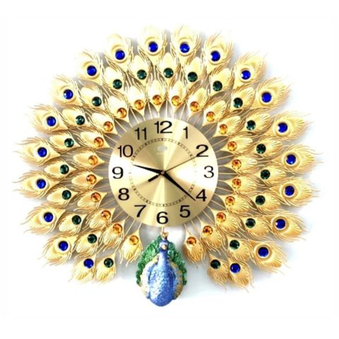 Đồng hồ treo tường chim công