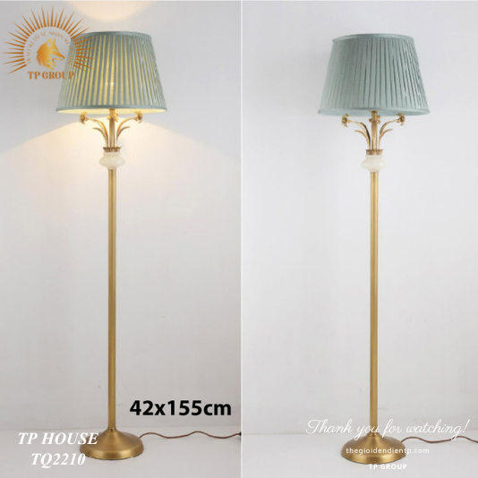 ĐÈN BÀN ĐỒNG PHỐI ĐÁ TỰ NHIÊN TQ2210