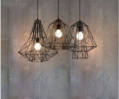 Đèn Thả Khung Sắt Retro