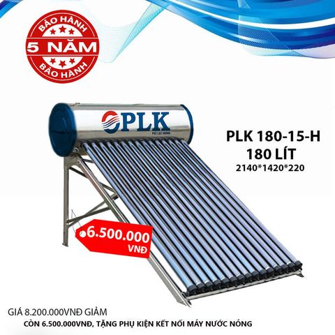 Máy Nước Nóng Năng Lượng Mặt Trời 180 lít