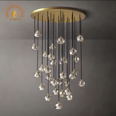 ĐÈN THẢ TRANG TRÍ PHA LÊ CAO CẤP P6412