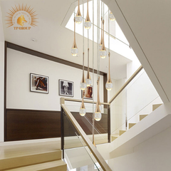 ĐÈN THẢ PHA LÊ GIỌT NƯỚC THÔNG TẦNG CAO CẤP P8231