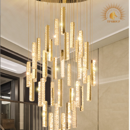 ĐÈN THẢ TRANG TRÍ PHA LÊ THÔNG TẦNG CAO CẤP VIRGO L431