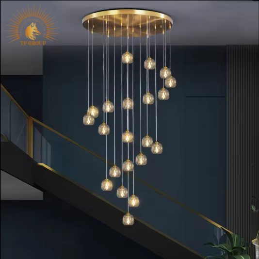 ĐÈN THẢ TRANG TRÍ PHA LÊ CAO CẤP P6412