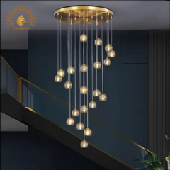 ĐÈN THẢ TRANG TRÍ PHA LÊ CAO CẤP P6412