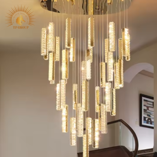 ĐÈN THẢ TRANG TRÍ PHA LÊ THÔNG TẦNG CAO CẤP VIRGO L431