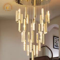 ĐÈN THẢ TRANG TRÍ PHA LÊ THÔNG TẦNG CAO CẤP VIRGO L431