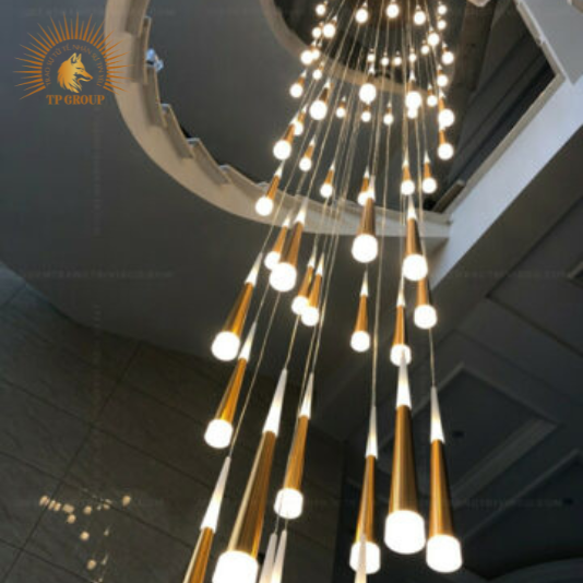 ĐÈN THẢ THÔNG TẦNG HIỆN ĐẠI 2 ĐẦU SÁNG V6017