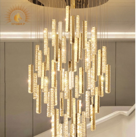 ĐÈN THẢ TRANG TRÍ PHA LÊ THÔNG TẦNG CAO CẤP VIRGO L431