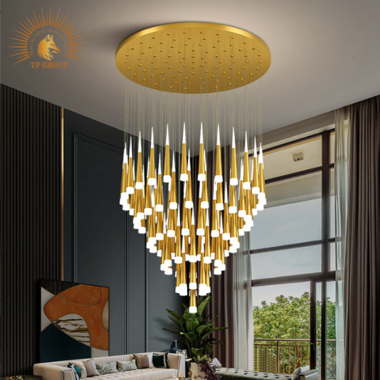 ĐÈN THẢ THÔNG TẦNG HIỆN ĐẠI 2 ĐẦU SÁNG V6017