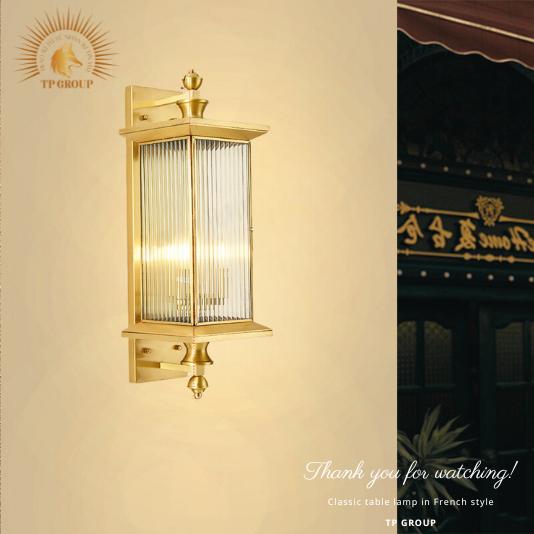 ĐÈN TREO TƯỜNG ĐỒNG KÍNH CTD-3326