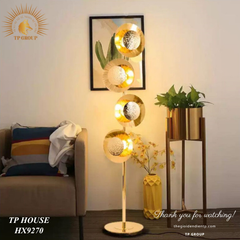ĐÈN SÀN TRANG TRÍ HIỆN ĐẠI SANG TRỌNG 4 ĐẦU ĐÈN HX9270