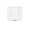 Panasonic Moderva - Bộ 4 Công Tắc C, 2 Chiều, Bắt Vít Màu Trắng | WMF508-VN