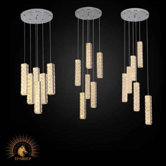 ĐÈN THẢ TRANG TRÍ PHA LÊ THÔNG TẦNG CAO CẤP VIRGO L431