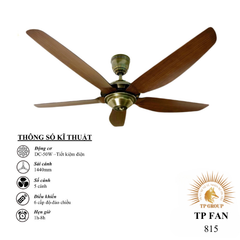 QUẠT TRẦN TP FAN 815 (LẮP ĐẶT MIỄN PHÍ)