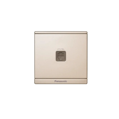 Panasonic Moderva - Ổ Cắm Điện Thoại 4 Cực Màu Vàng Ánh Kim | WMF403MYZ-VN