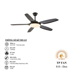 QUẠT TRẦN TP FAN 810 (LẮP ĐẶT MIỄN PHÍ)