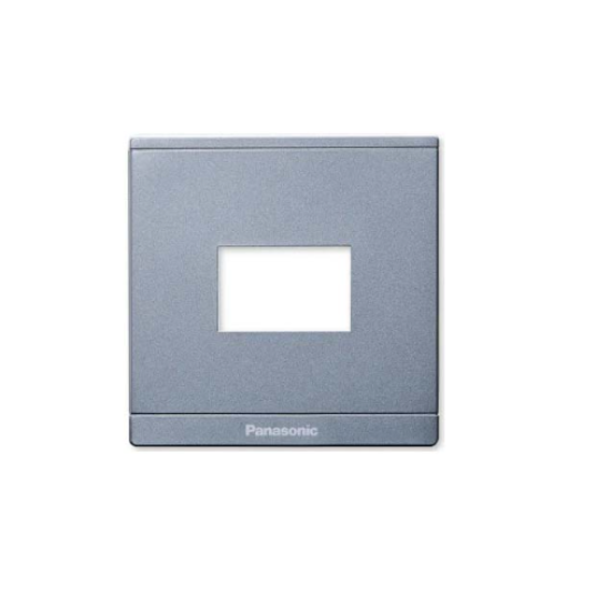 Panasonic Moderva - Mặt Vuông Dùng Cho 1 Thiết Bị Màu Xám Ánh Kim | WMFV7811MYH