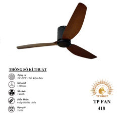 QUẠT TRẦN TP FAN 418 (LẮP ĐẶT MIỄN PHÍ)