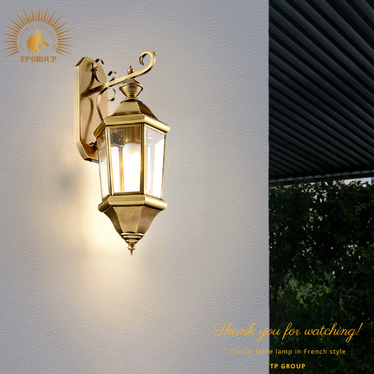 ĐÈN TREO TƯỜNG ĐỒNG KÍNH CTD-3337