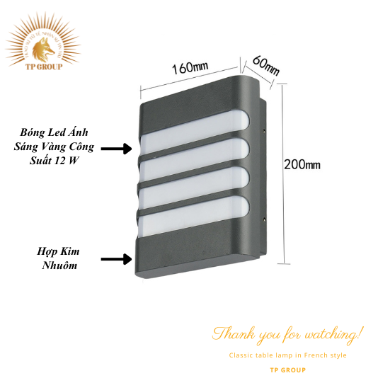 ĐÈN HẮT GẮN TƯỜNG LED CTL-2614