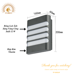 ĐÈN HẮT GẮN TƯỜNG LED CTL-2614