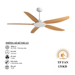 QUẠT TRẦN TP FAN 131KD (LẮP ĐẶT MIỄN PHÍ)