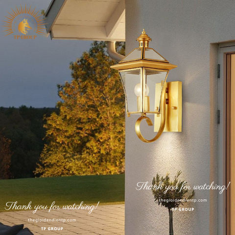 ĐÈN TREO TƯỜNG ĐỒNG KÍNH CTD-3312