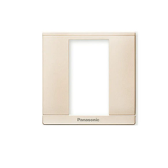 Panasonic Moderva - Mặt Vuông Dùng Cho 3 Thiết Bị Màu Vàng Ánh Kim | WMFV7813MYZ