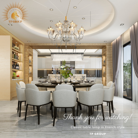 ĐÈN CHÙM PHA LÊ CCP-9122-15