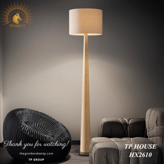 ĐÈN SÀN THÂN GIẢ GỖ PHONG CÁCH NHẬT MỘC MẠC HX2610