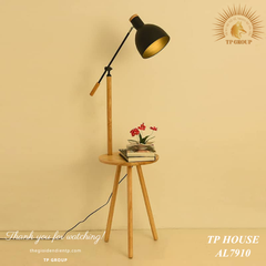 ĐÈN SÀN TÍCH HỢP BÀN GỖ HIỆN ĐẠI AL7910