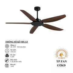 QUẠT TRẦN TP FAN 132KD (LẮP ĐẶT MIỄN PHÍ)