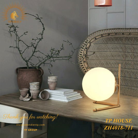 ĐÈN ĐỒNG THUỶ TINH ĐỂ BÀN VÀ ĐỂ SÀN ĐỘC ĐÁO ZH4018